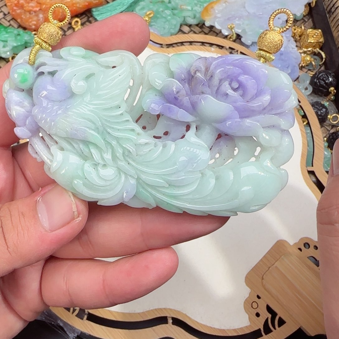 翡翠颈饰未镶嵌仿古