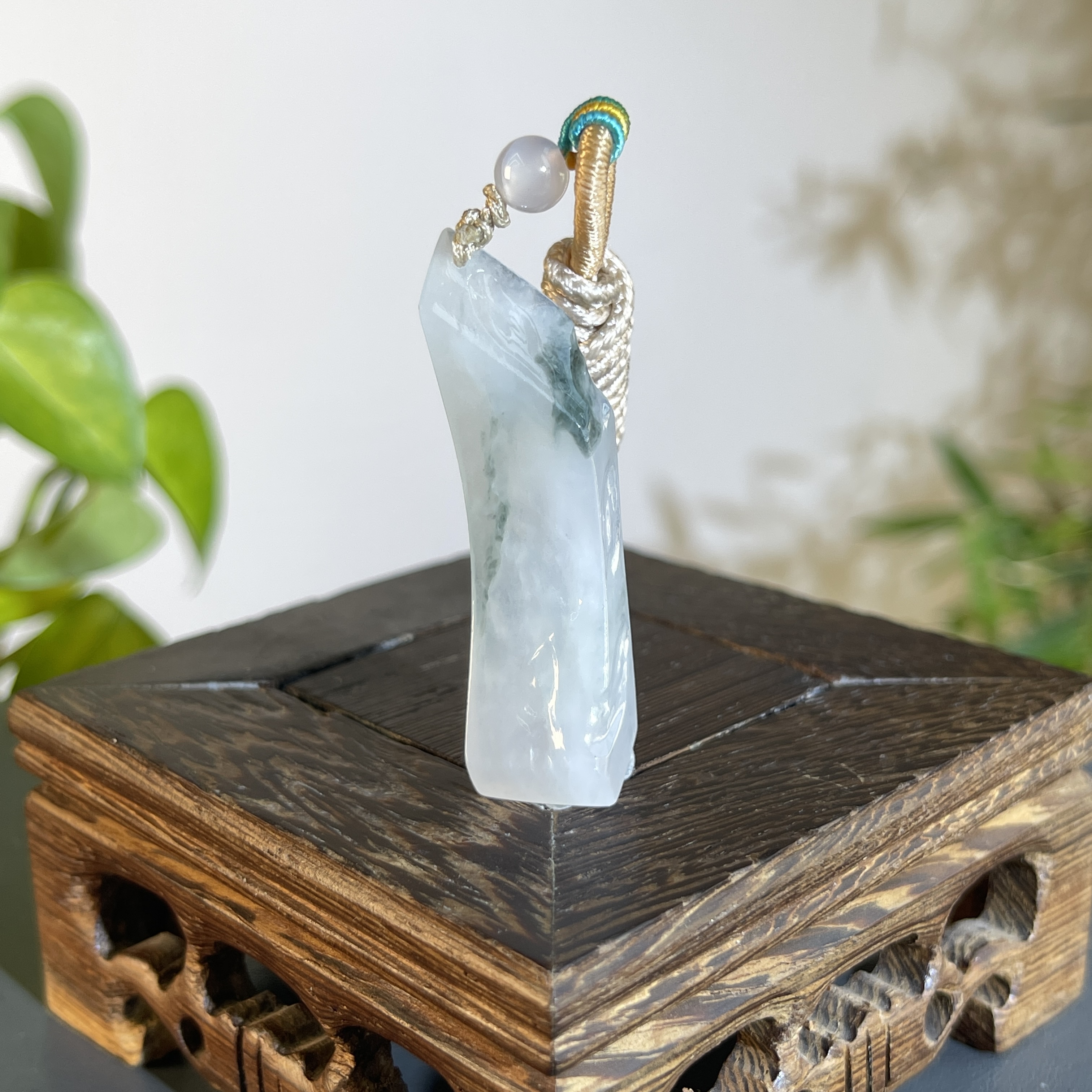 JXA15-013 精品天然翡翠A货原石吊坠