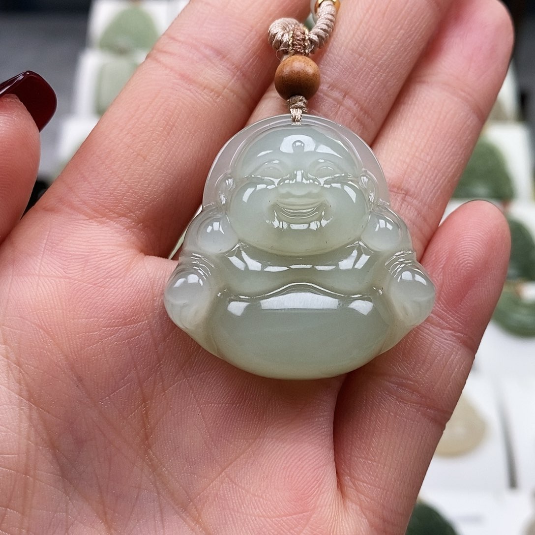 和田玉颈饰未镶嵌35