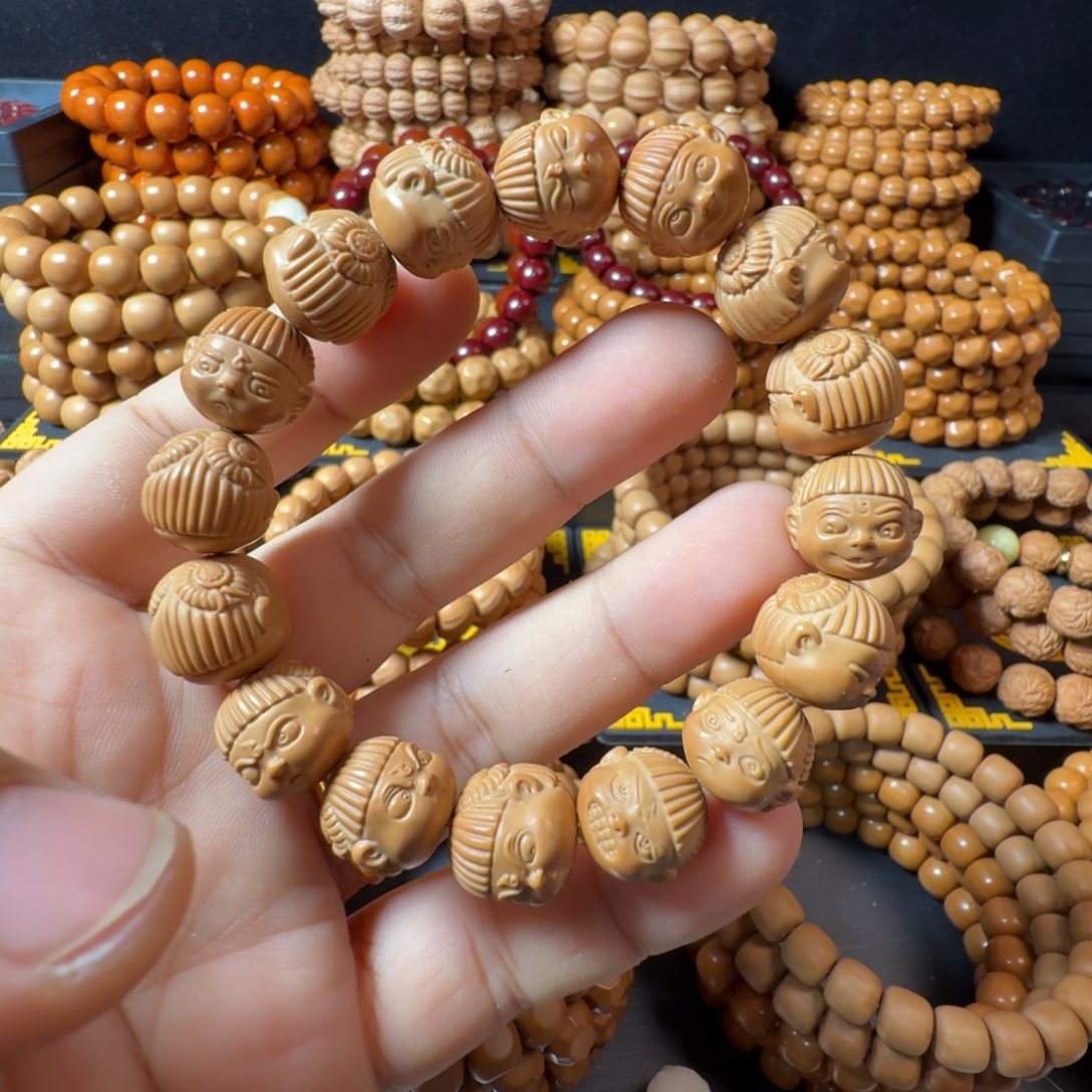 猴头核桃手串哪吒