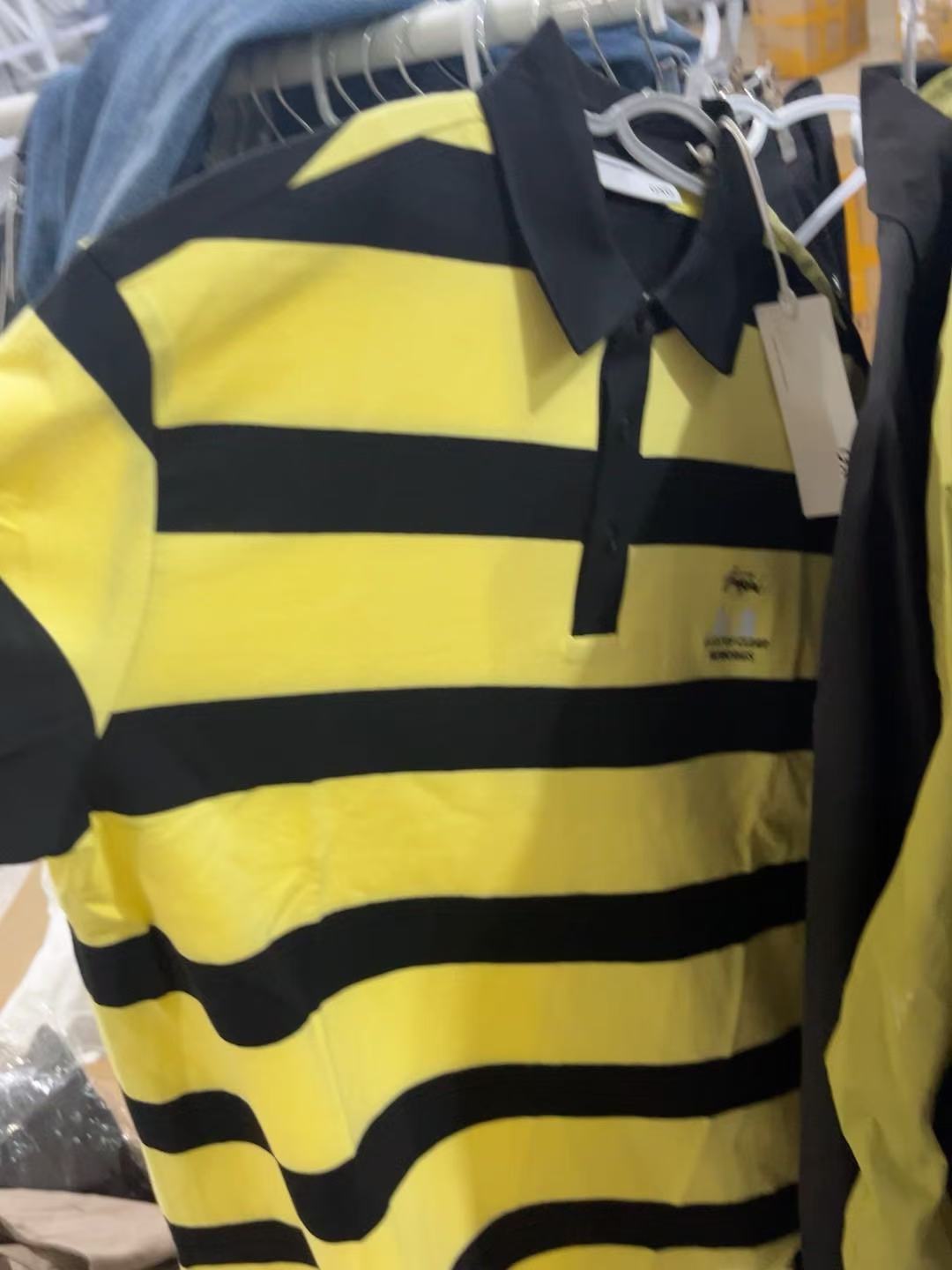 G家Polo衫黄黑条纹孤品全新带标发货