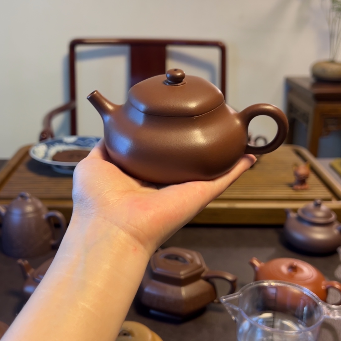 迎***阵六方静乐容量130cc紫砂