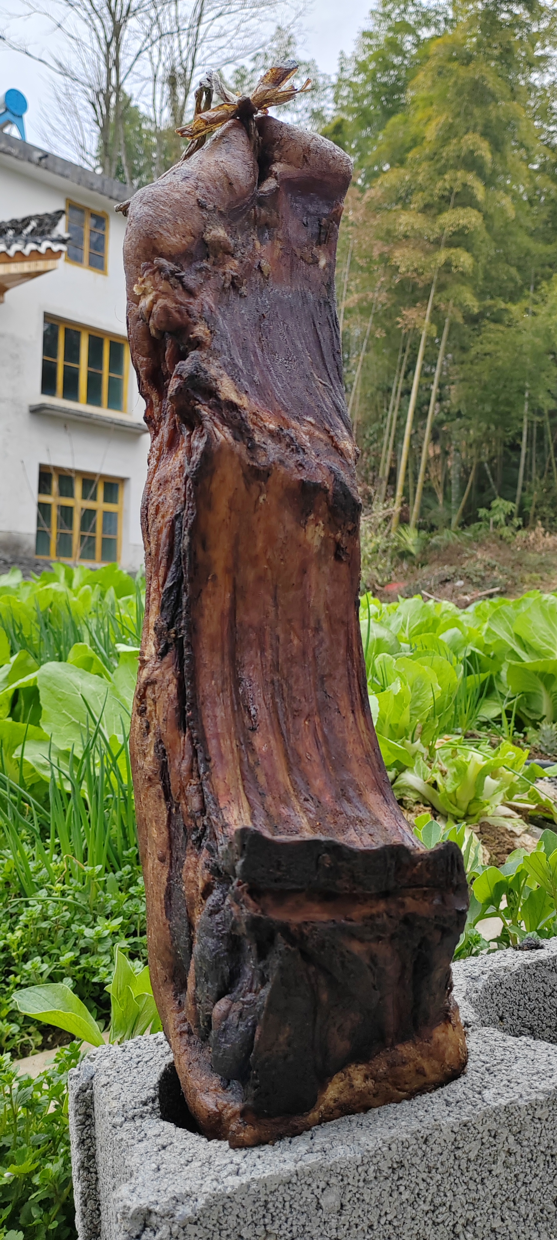 农家自制烟熏腊肉排骨带五花宝肋肉