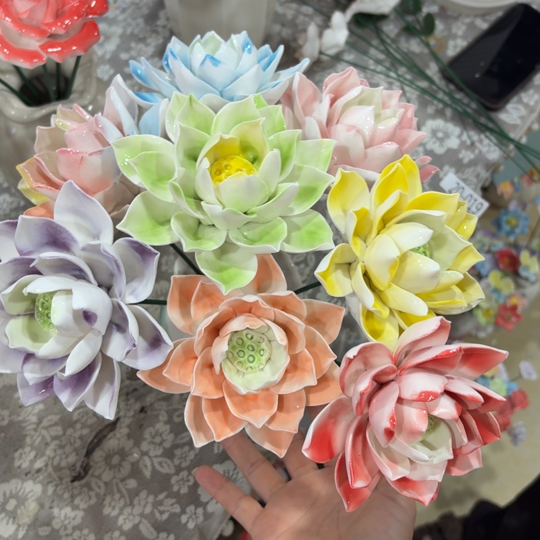 陶瓷花满20元发货，退款拉黑