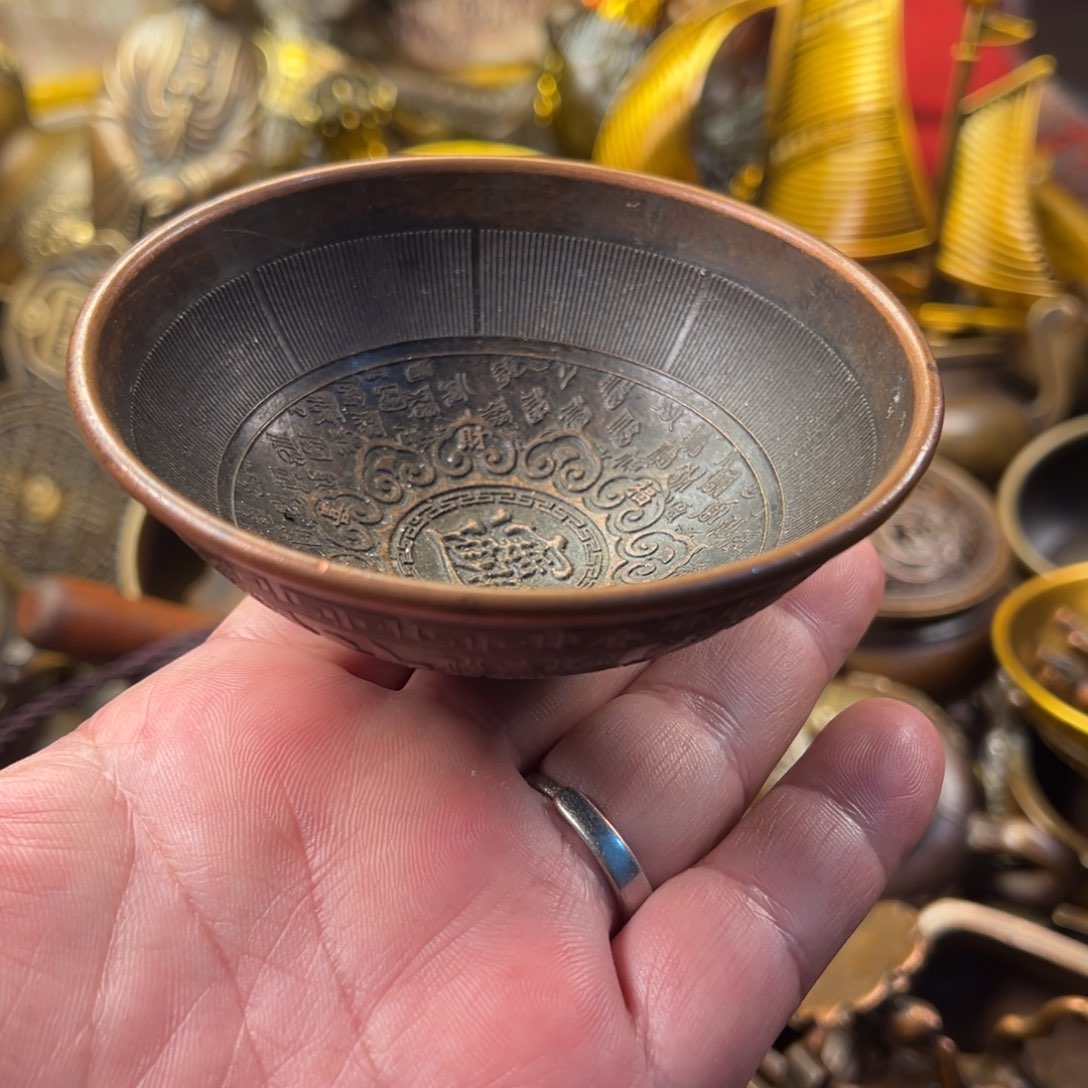 茶壶香炉铜器摆件