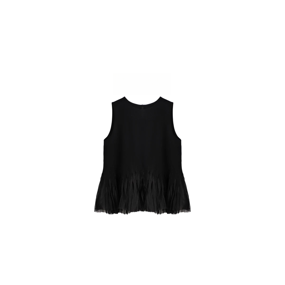 HDD Clothi"春日琉璃"夏季女款定制气质马甲上衣