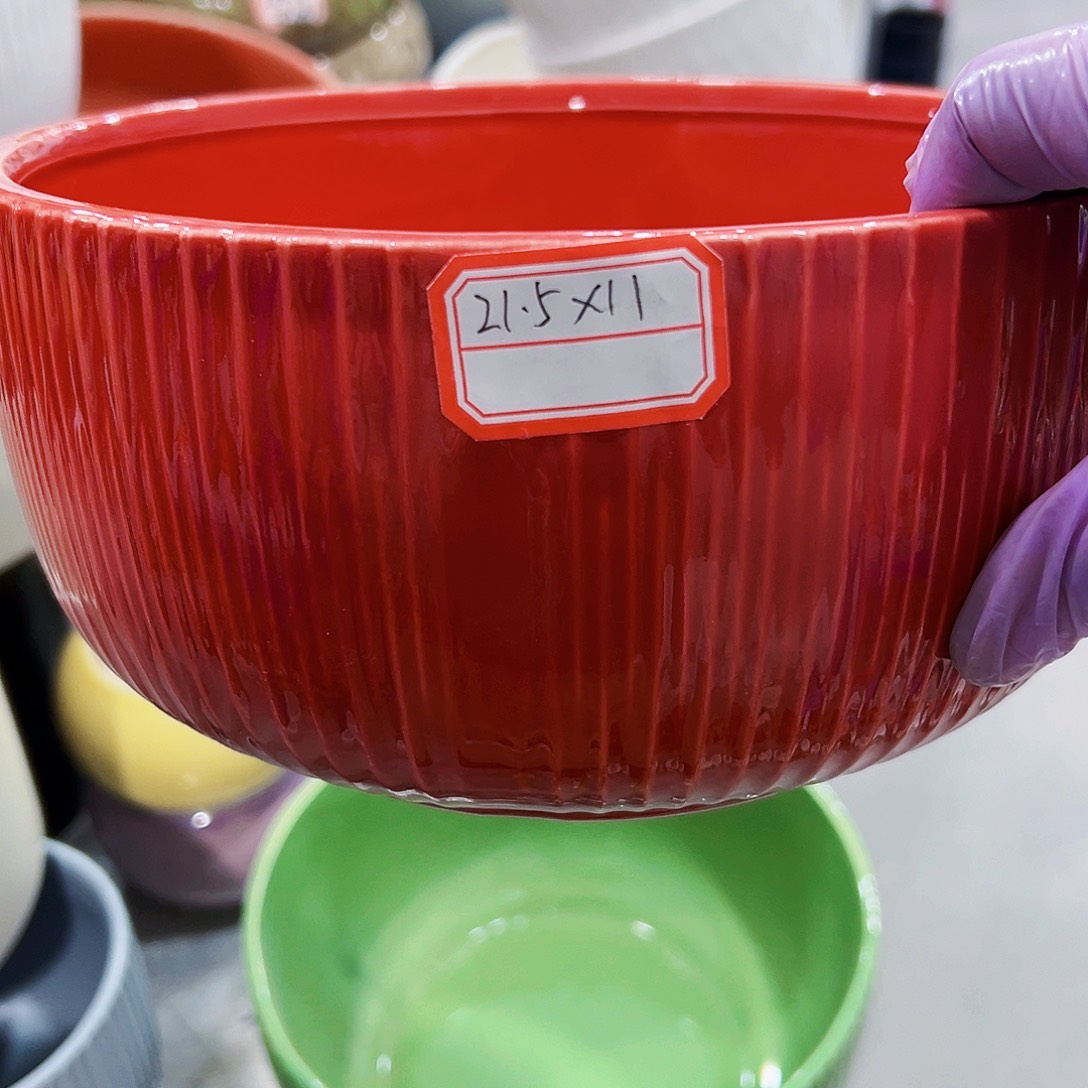 外贸尾单陶瓷花盆凑单10米包邮来孔发不开备注