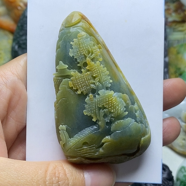 定制翡翠未镶嵌马****3毛货