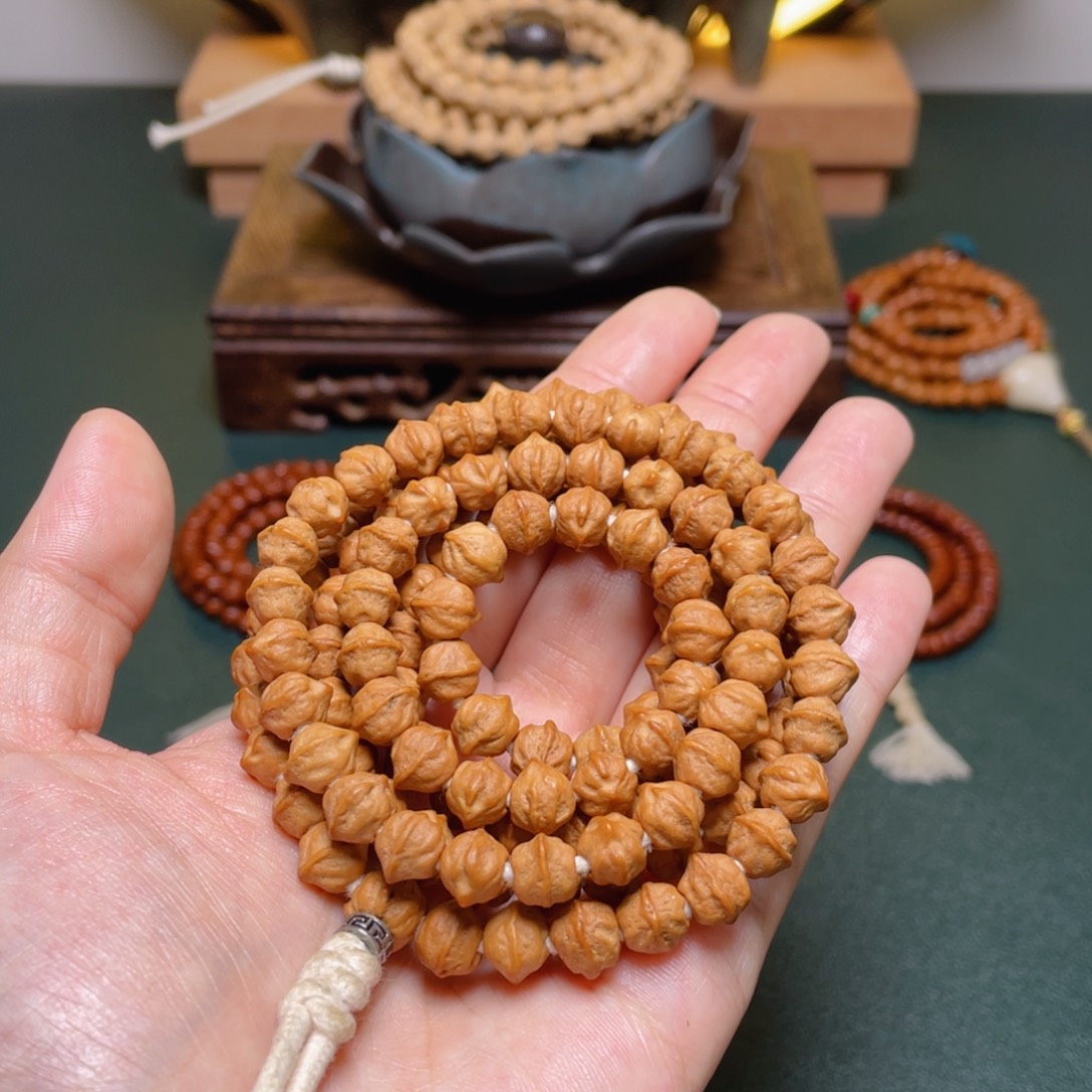 柏香籽/百香籽吊坠白牙横打长串