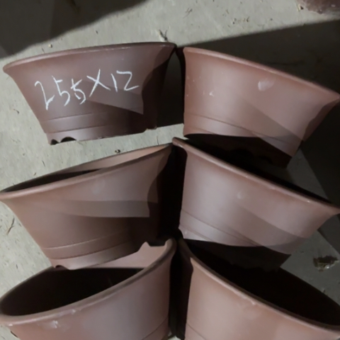 紫砂花盆  100-6。 25.5-12