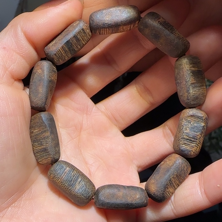 沉香手串紫棋手串11克