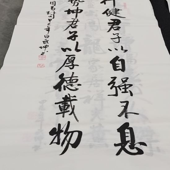 翰墨白武坤老师作品一副