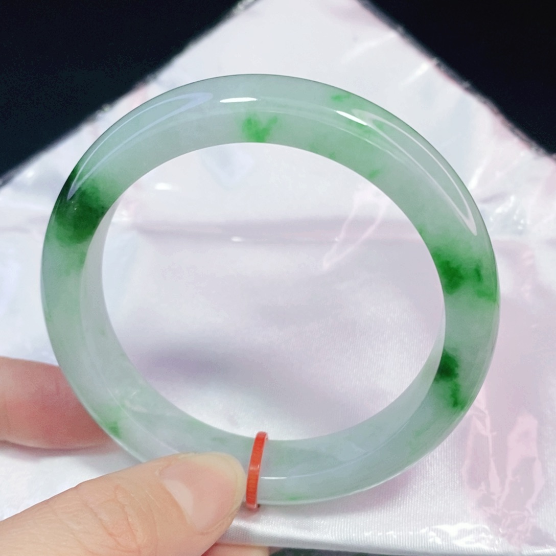 未镶嵌手镯翡翠56正圈