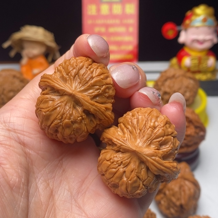 核桃文玩核桃甲骨文34尺