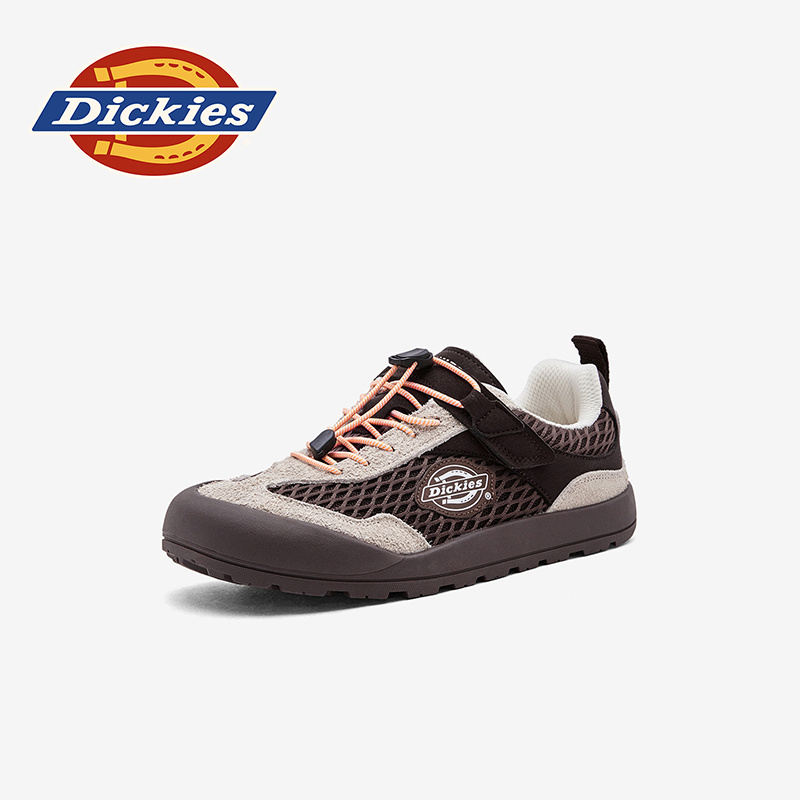 Dickies童鞋2025秋季上新魔术贴系带休闲鞋男女同款透气耐磨板鞋