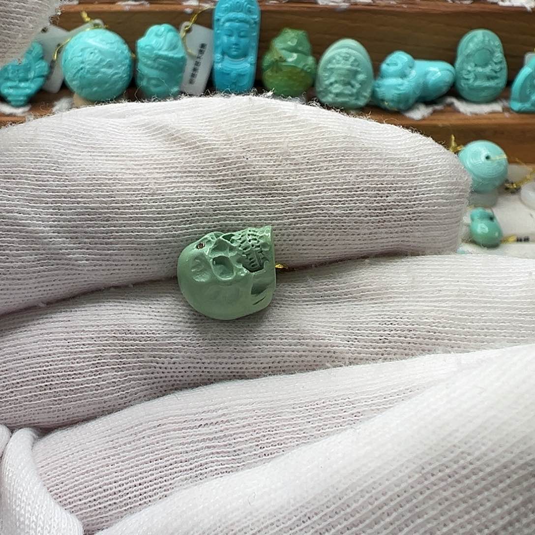 绿松石骷髅 未镶嵌
