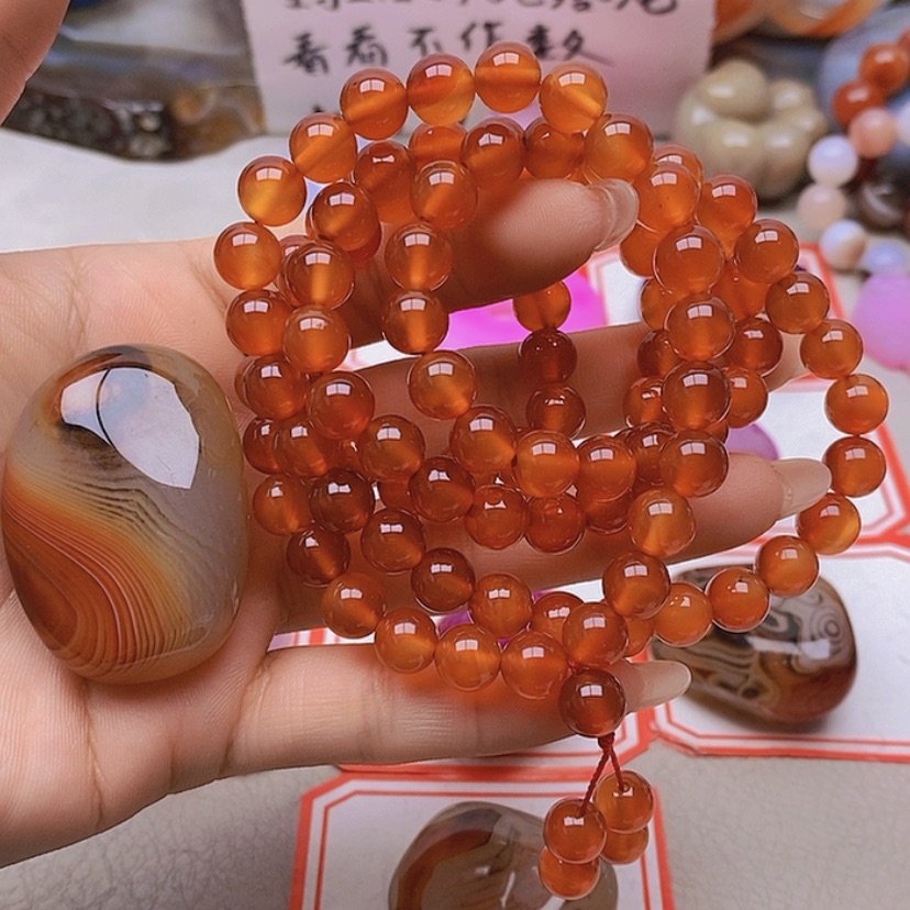 【闪购商品】未镶嵌玛瑙/玉髓珠宝半成品百*阁