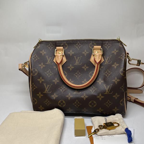 95新 LouisVuitton/路易威登 范大范speedy25斜挎包/7886 3293