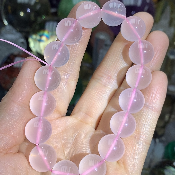 水晶天然水晶手串13mm➕未镶嵌