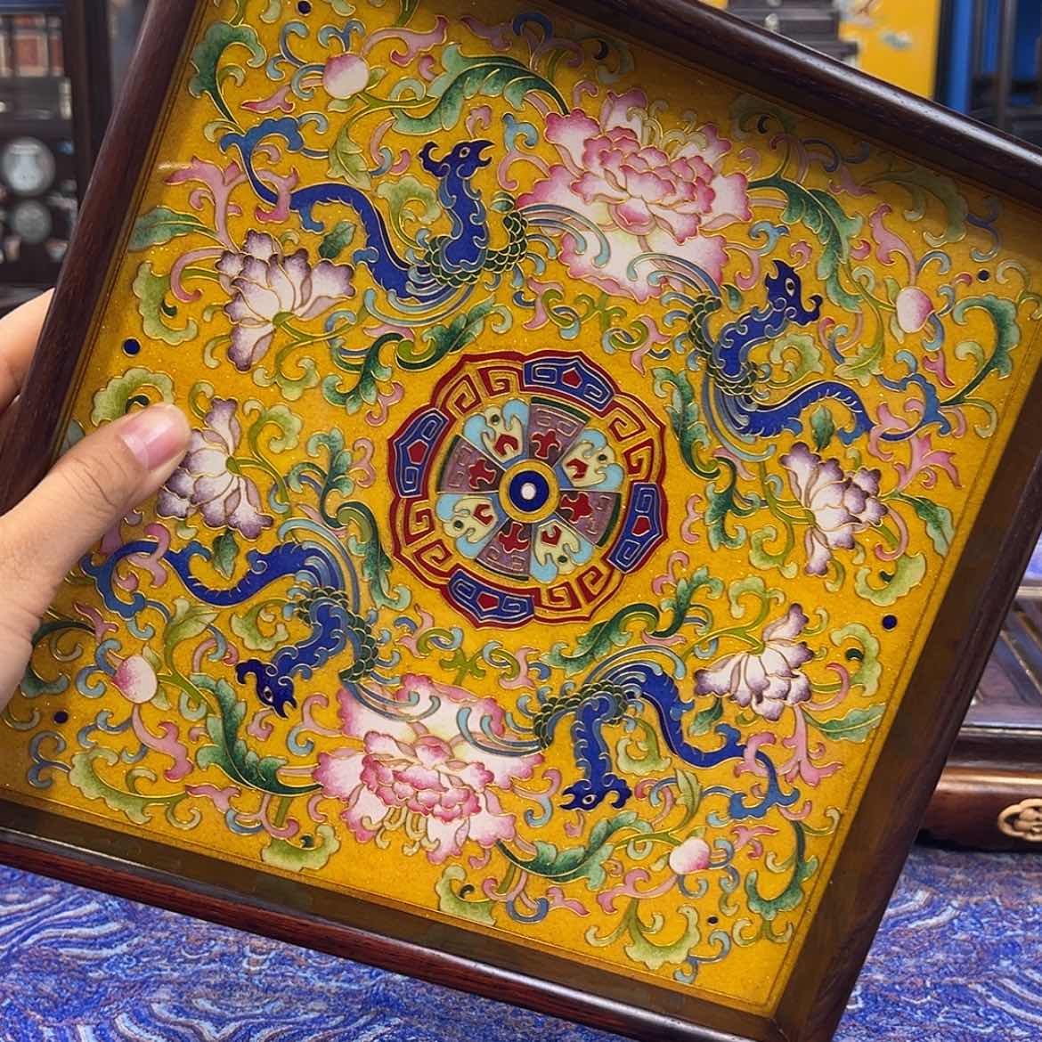 【闪购商品】红酸枝木类成套家具茶盘