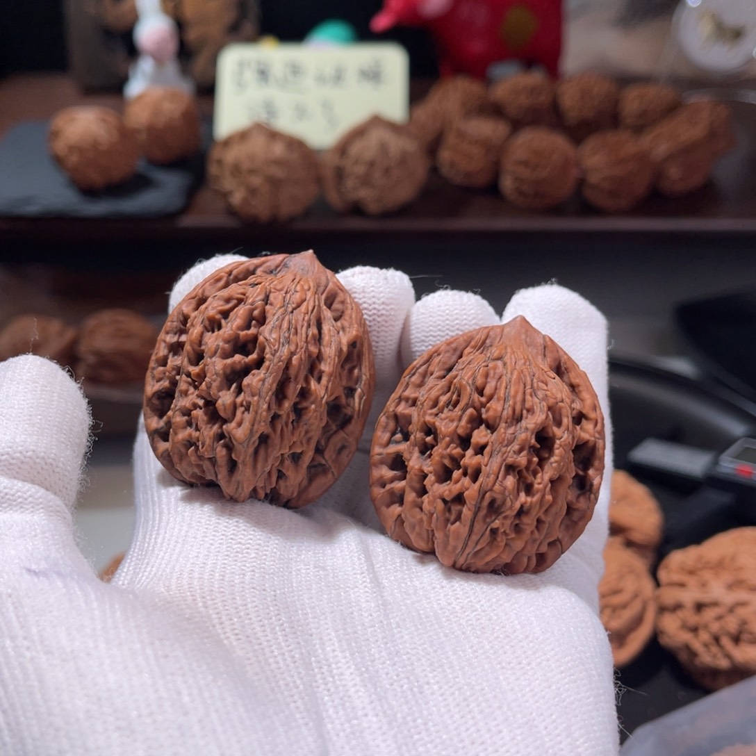 桃核吊坠37虎头全品陈果