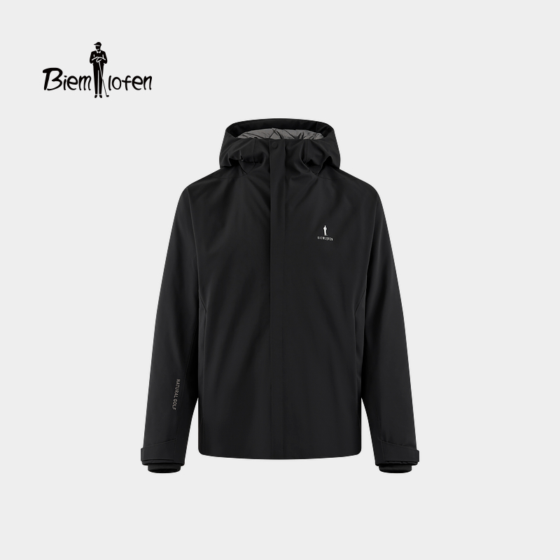 【防水科技Primaloft棉】比音勒芬2025冬新款男休闲外套连帽棉服