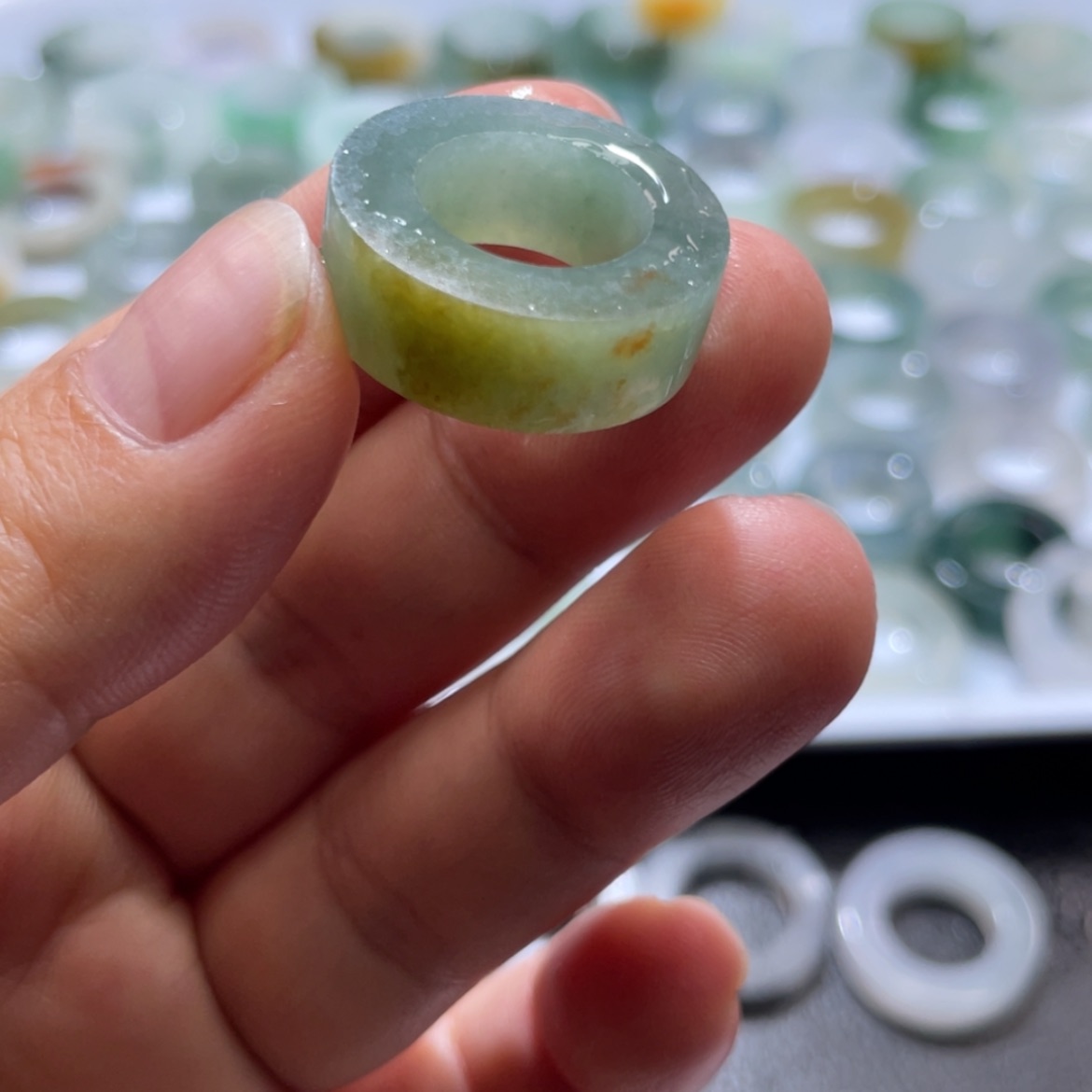 【闪购商品】定制翡翠未镶嵌天然翡翠5-13圈