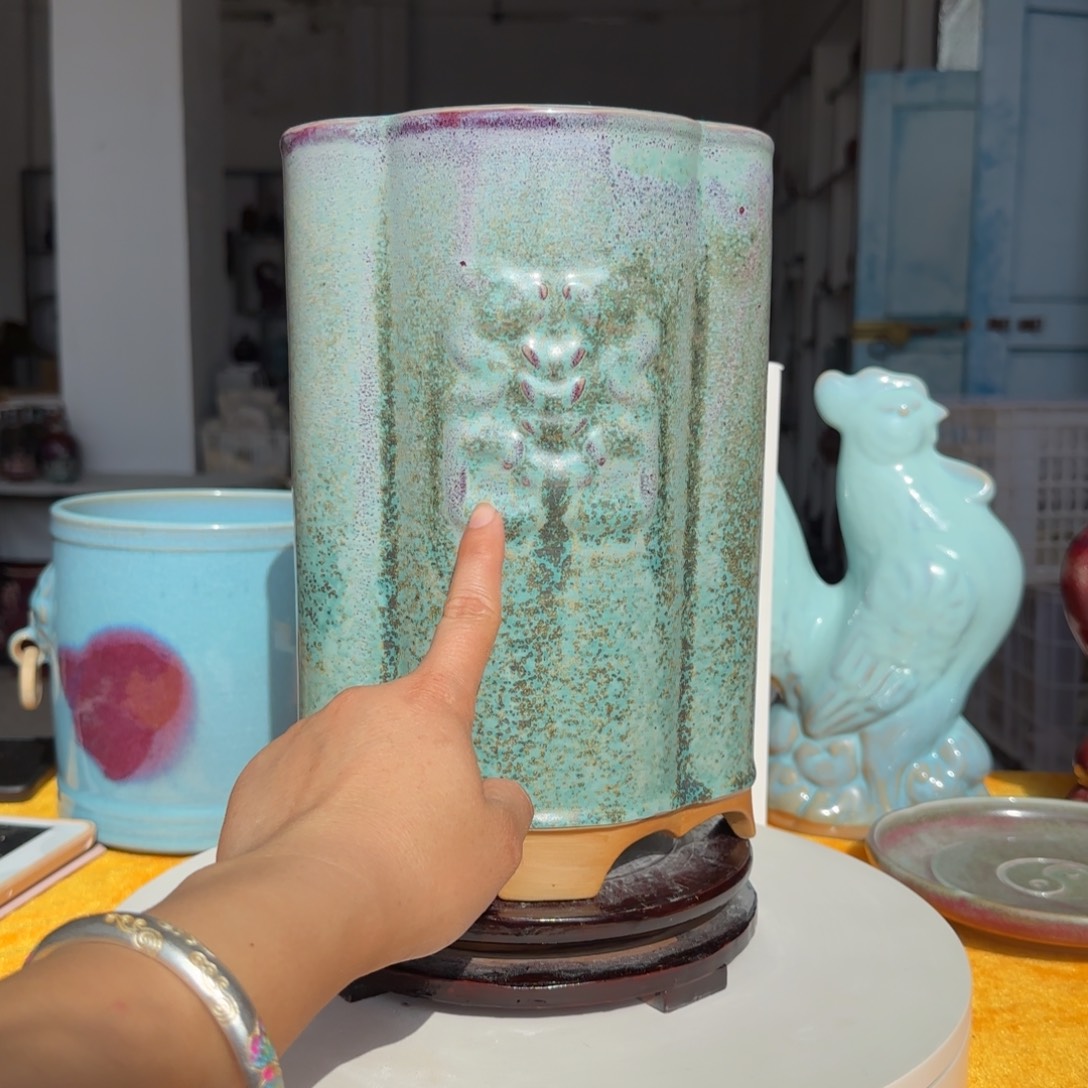 陶摆件郑家钧瓷摆件