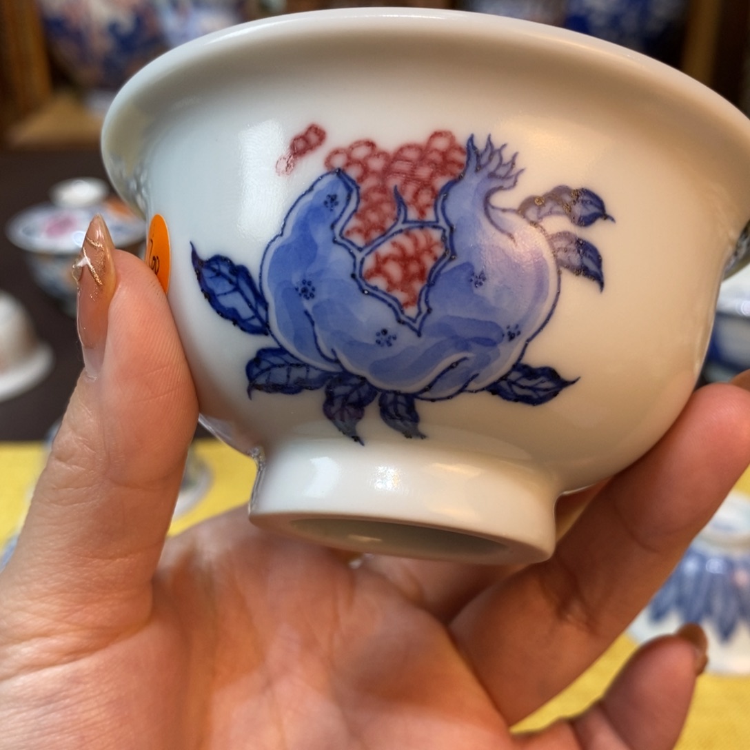 景德镇陶瓷手镯手绘