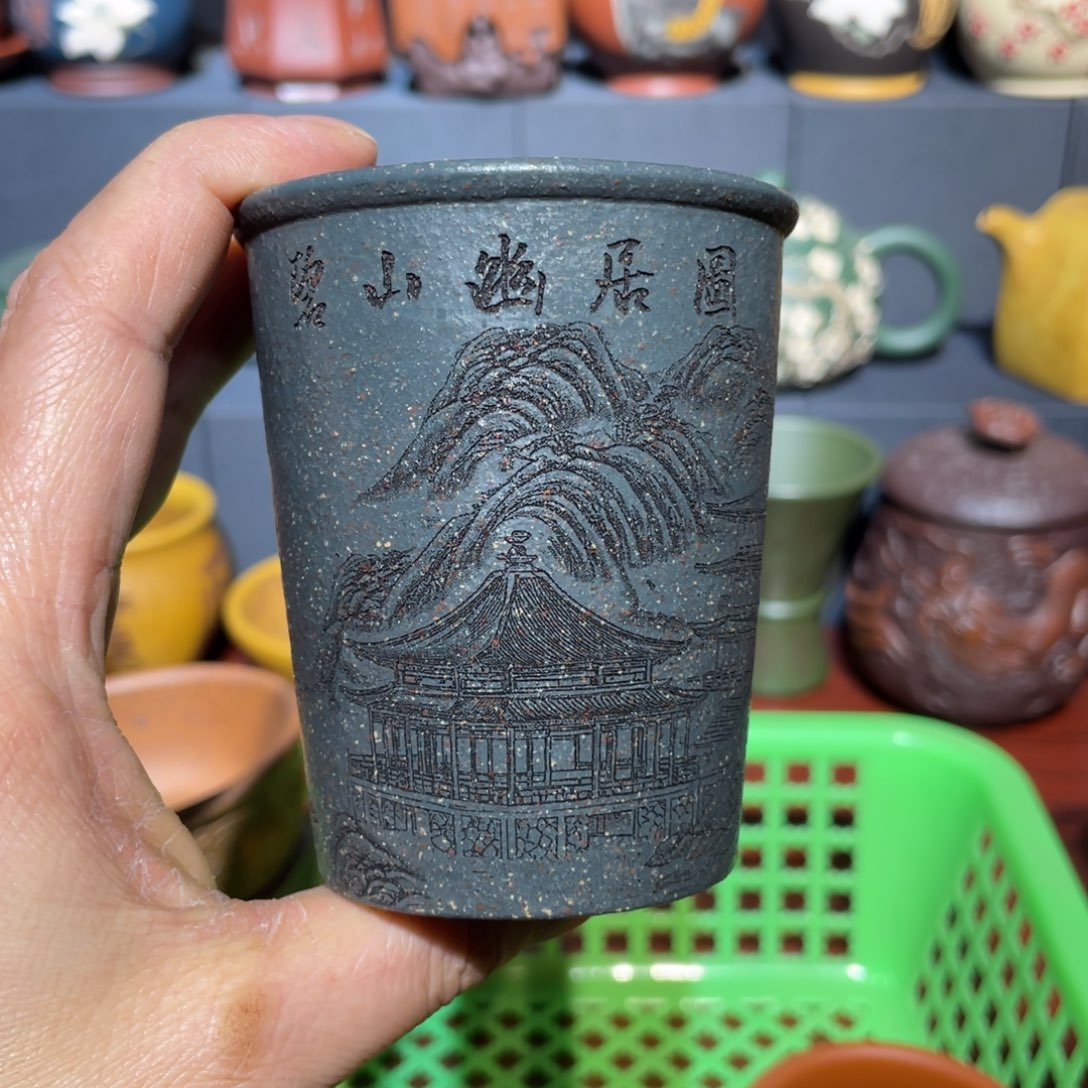 原矿紫砂手工主人杯