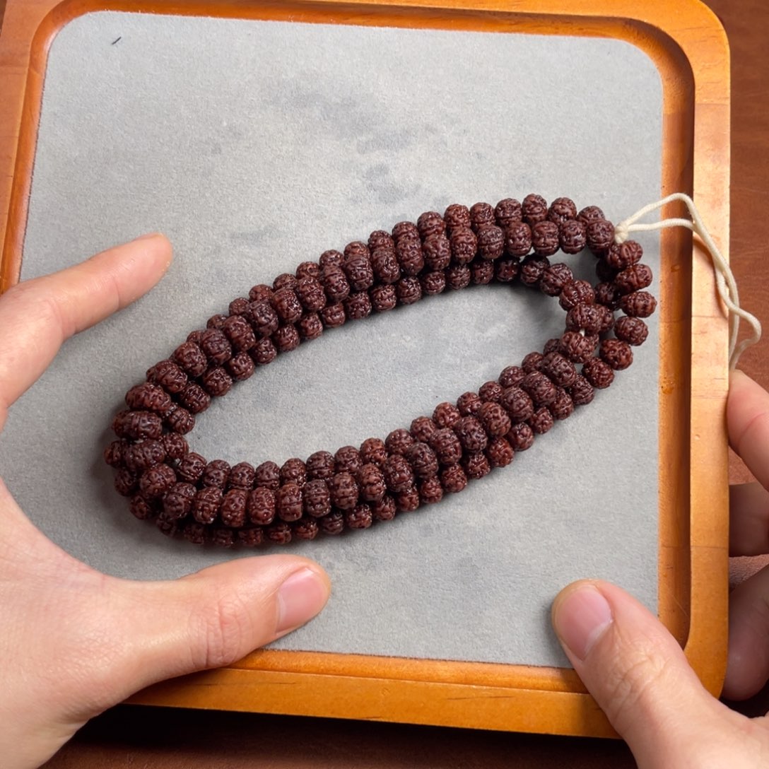 @***水金刚菩提吊坠老树王108尺寸9