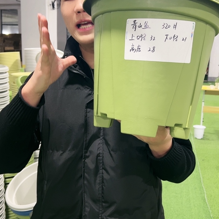 清仓青山口32高28果绿色5只无托