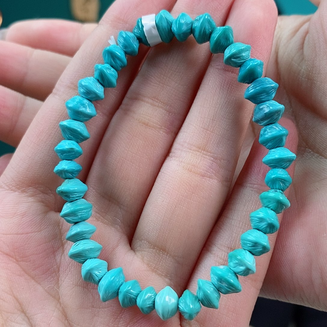 未镶嵌绿松石珠宝奇石我****?