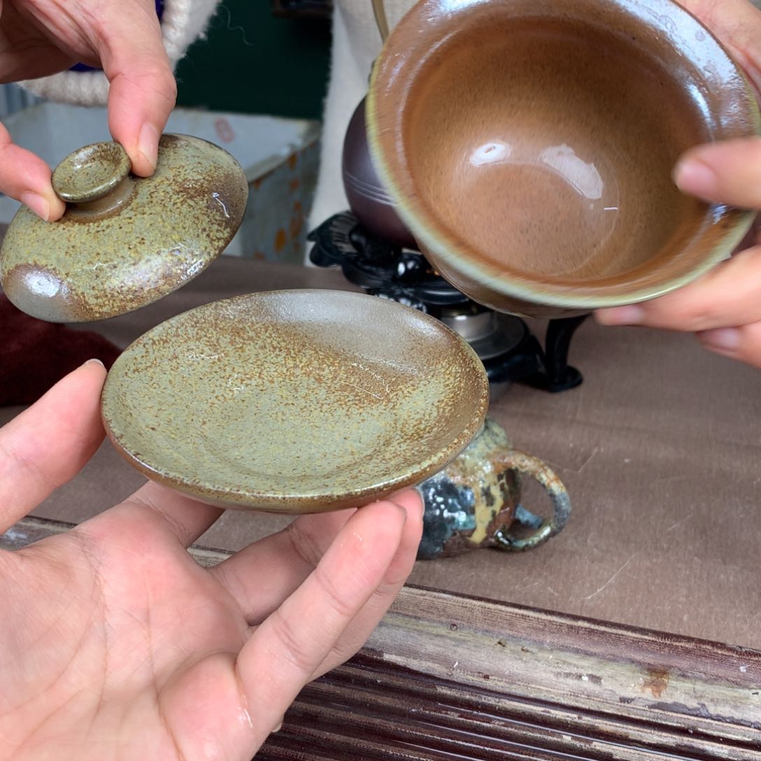 紫砂柴烧纯自然柴烧