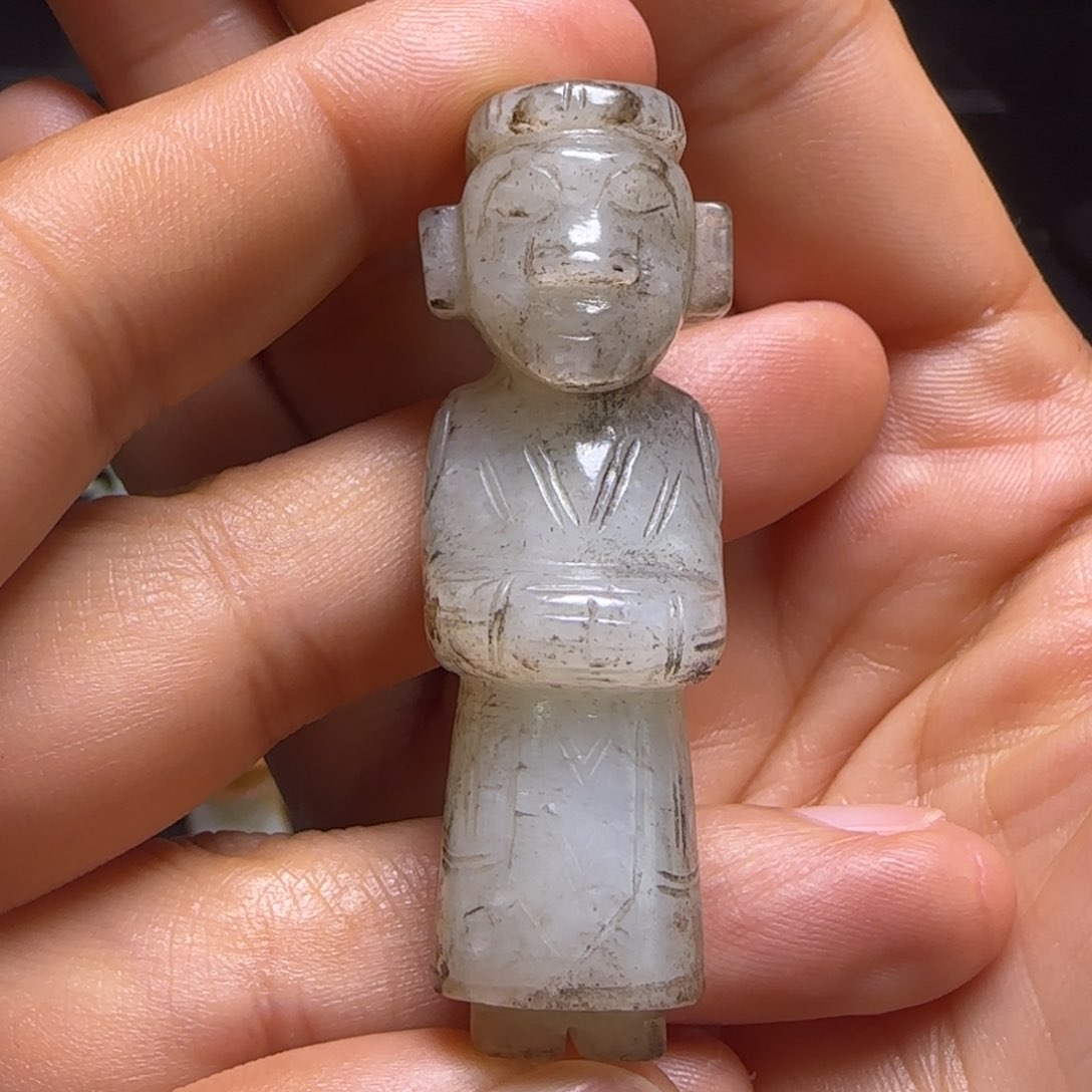 和田玉颈饰未镶嵌