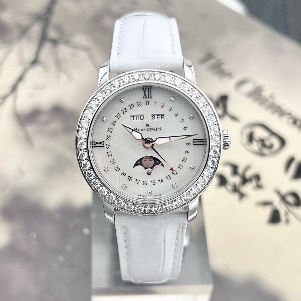 99新 Blancpain 21年全套 35mm 3663-2987-55b 精钢 机械