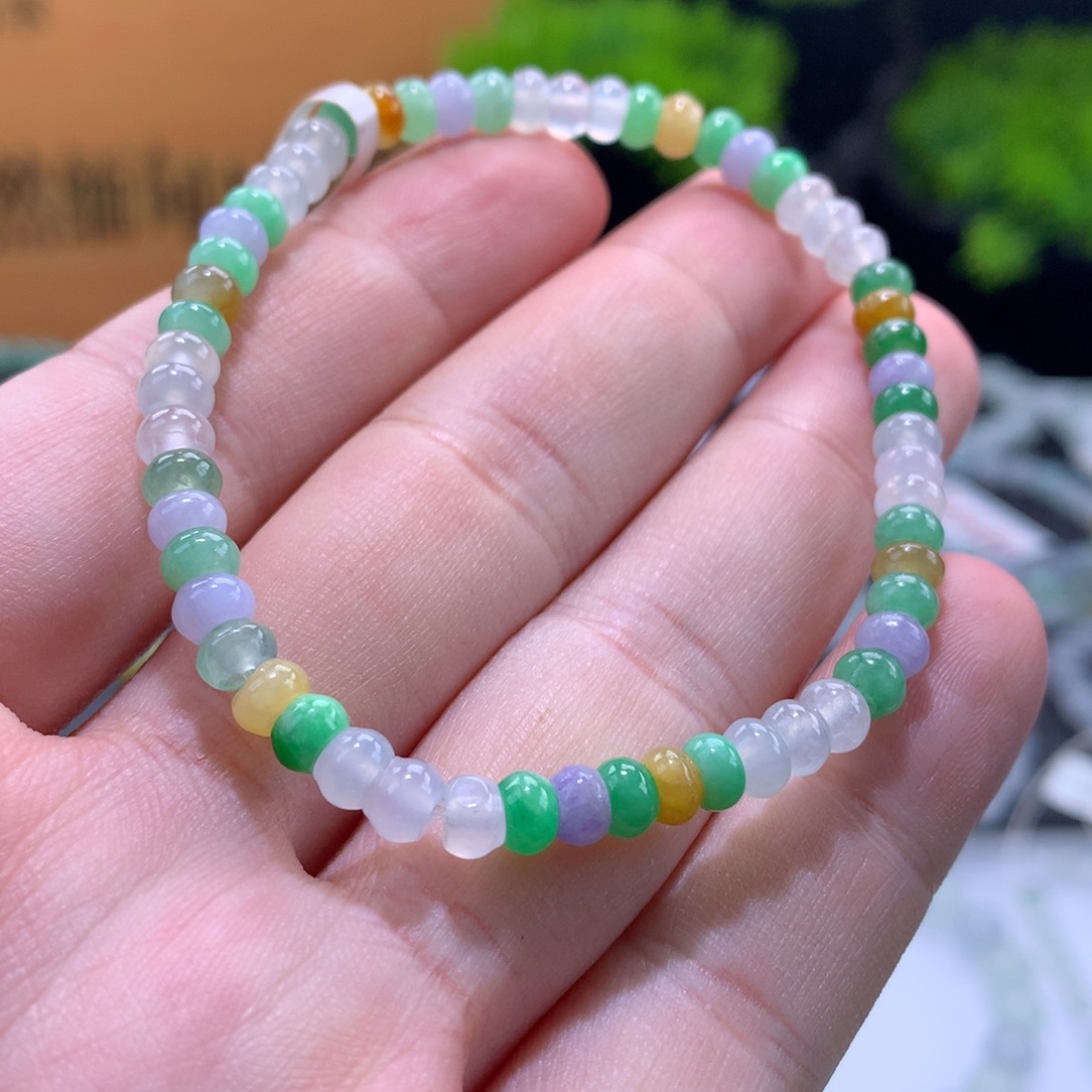 翡翠未镶嵌手链卡4