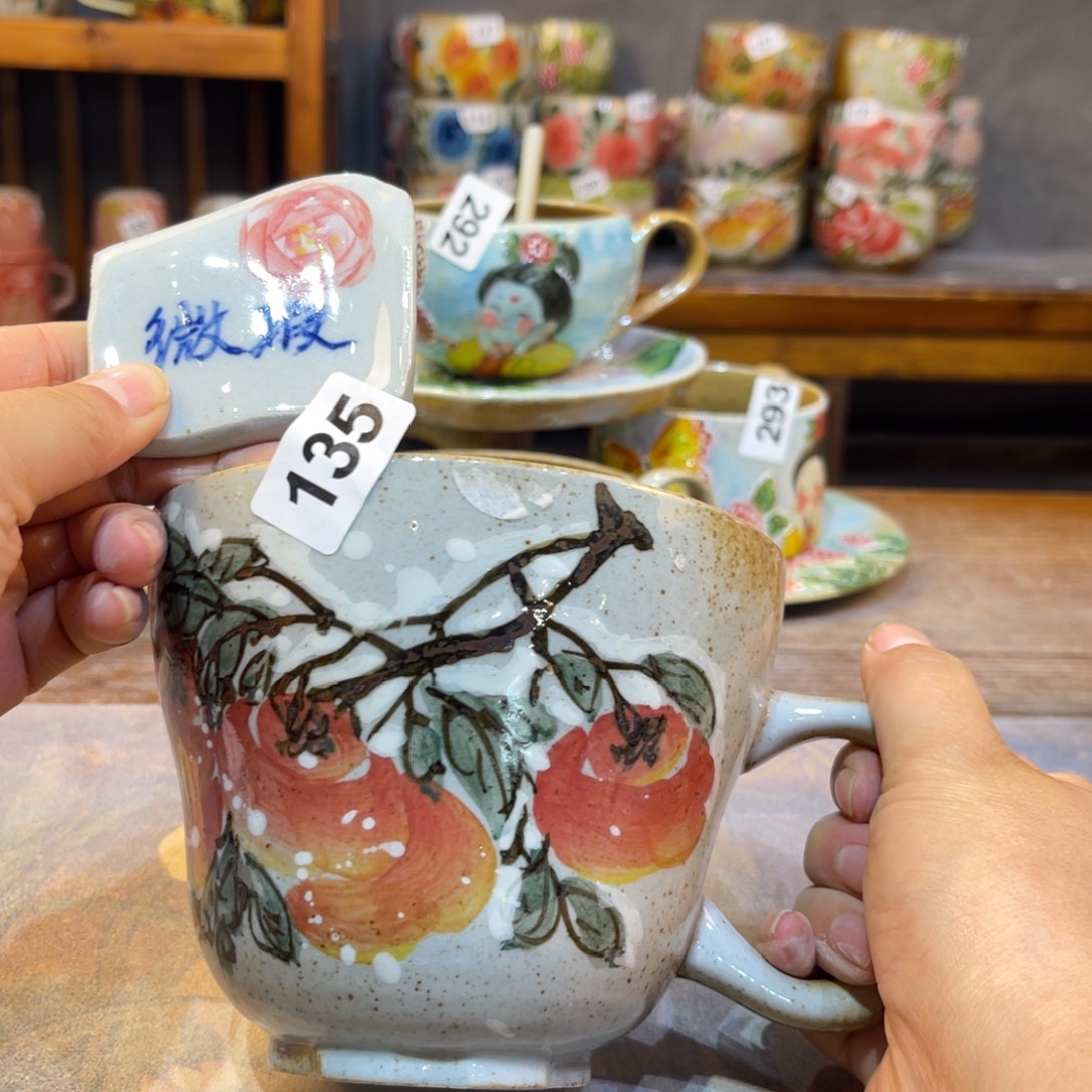 瓷片景德镇手工制作