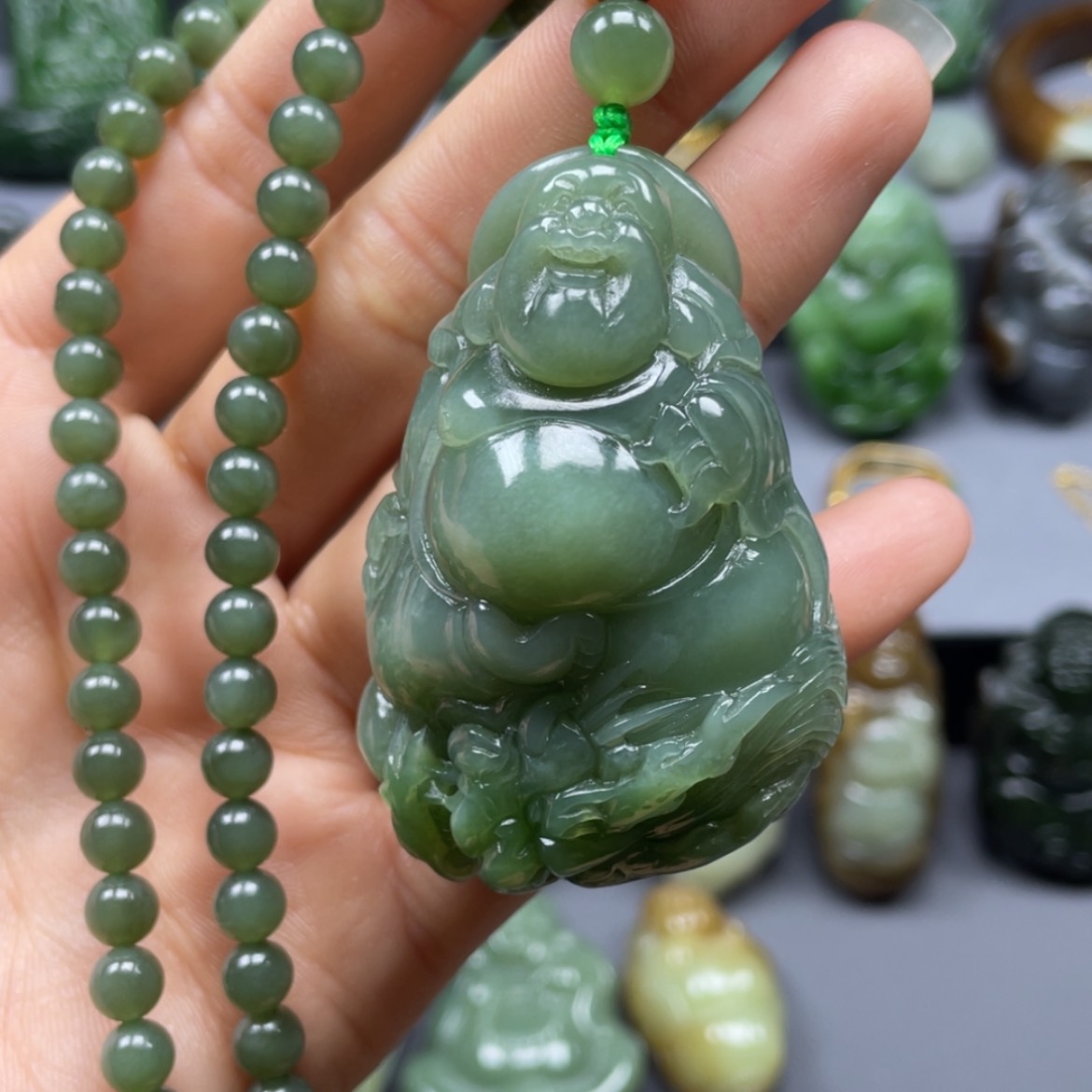 【闪购商品】和田玉吊坠未镶嵌雙*