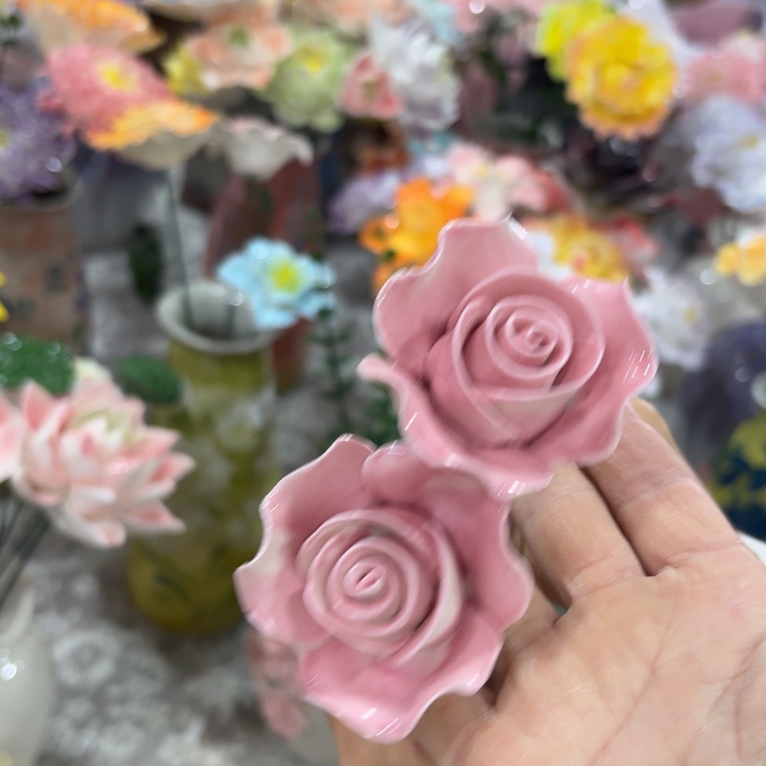 陶瓷花拍满20元发货退款拉黑