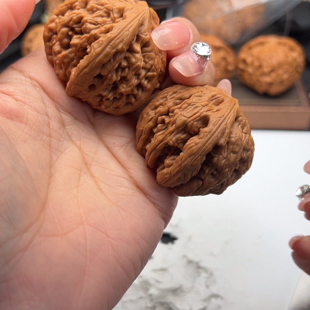 文玩核桃把件虎头王41