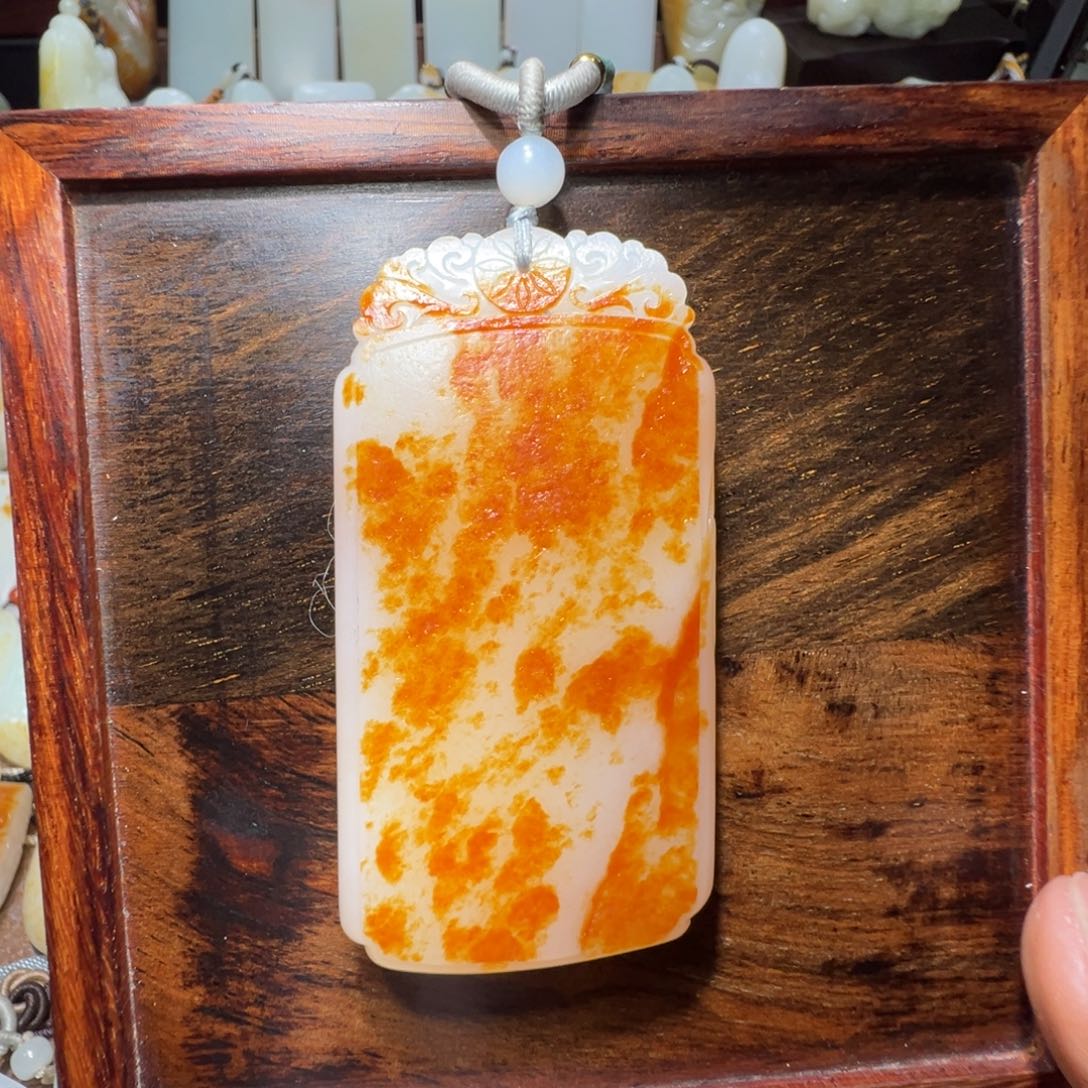 和田玉吊坠(不含链)未镶嵌街***静