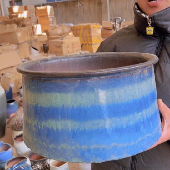 紫砂花盆高20口32———-