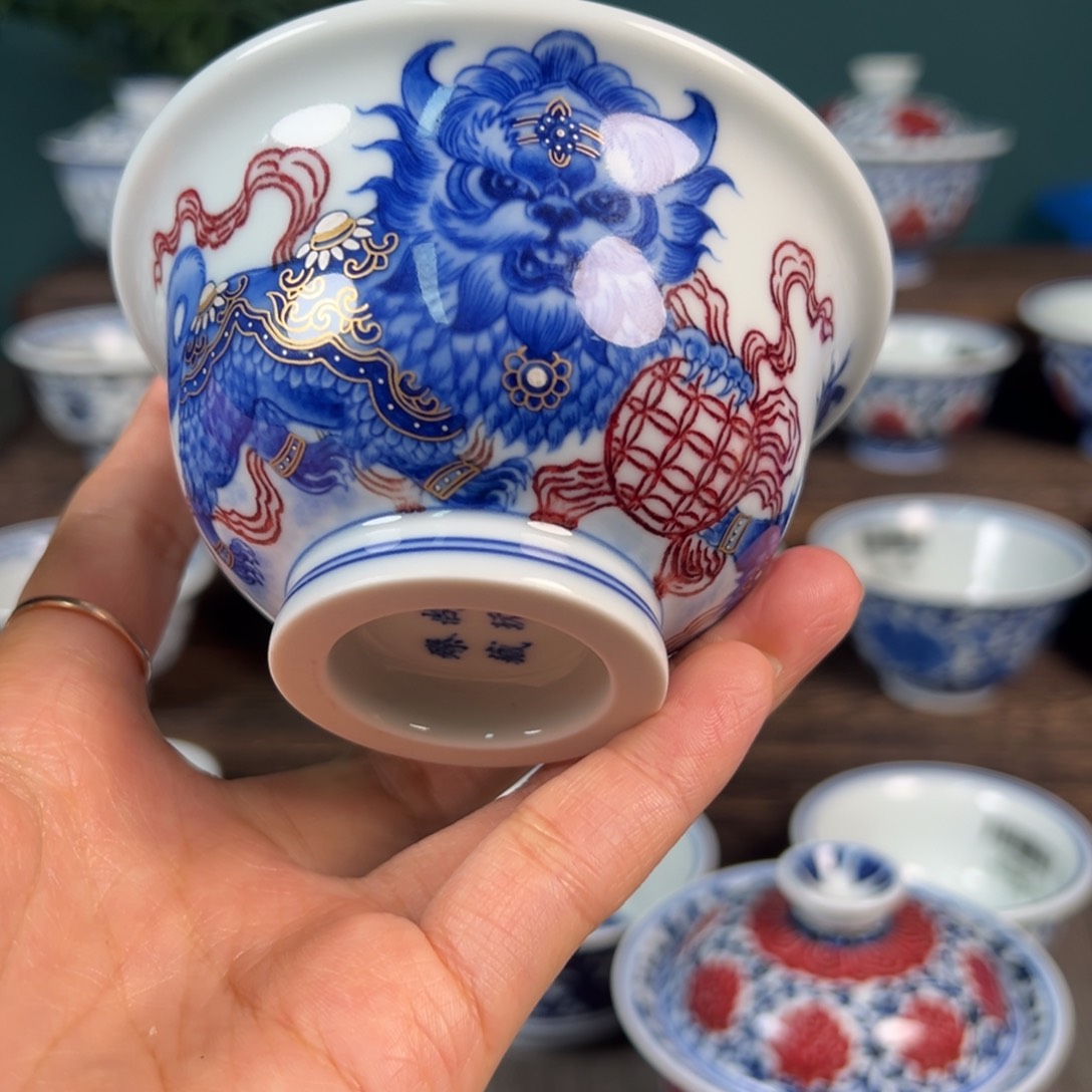 杯子永明尚玩狮子杯