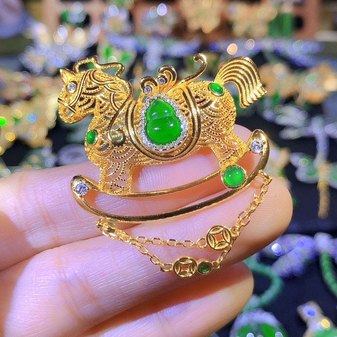 颈饰银S925镶嵌翡翠1***录