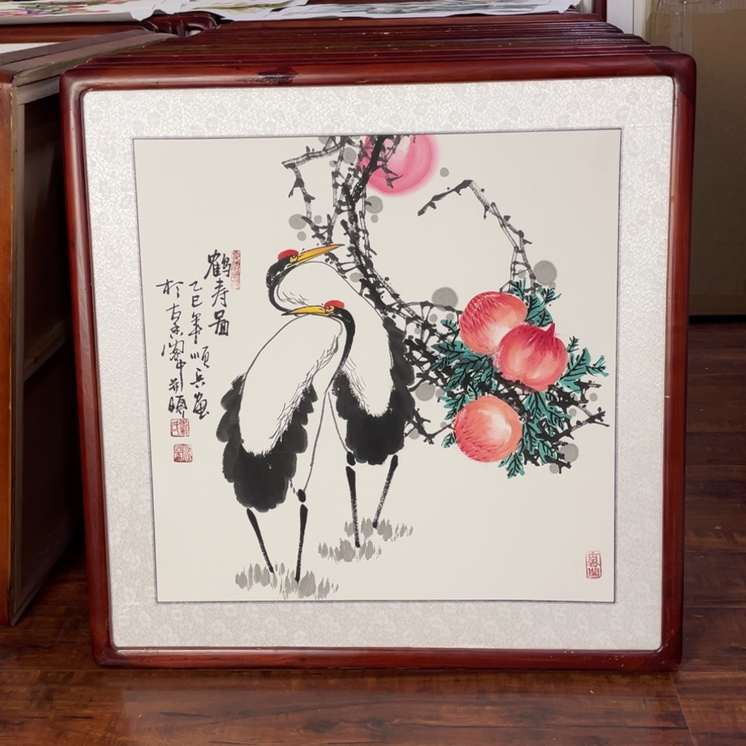 国画带框尺寸63*63厘米