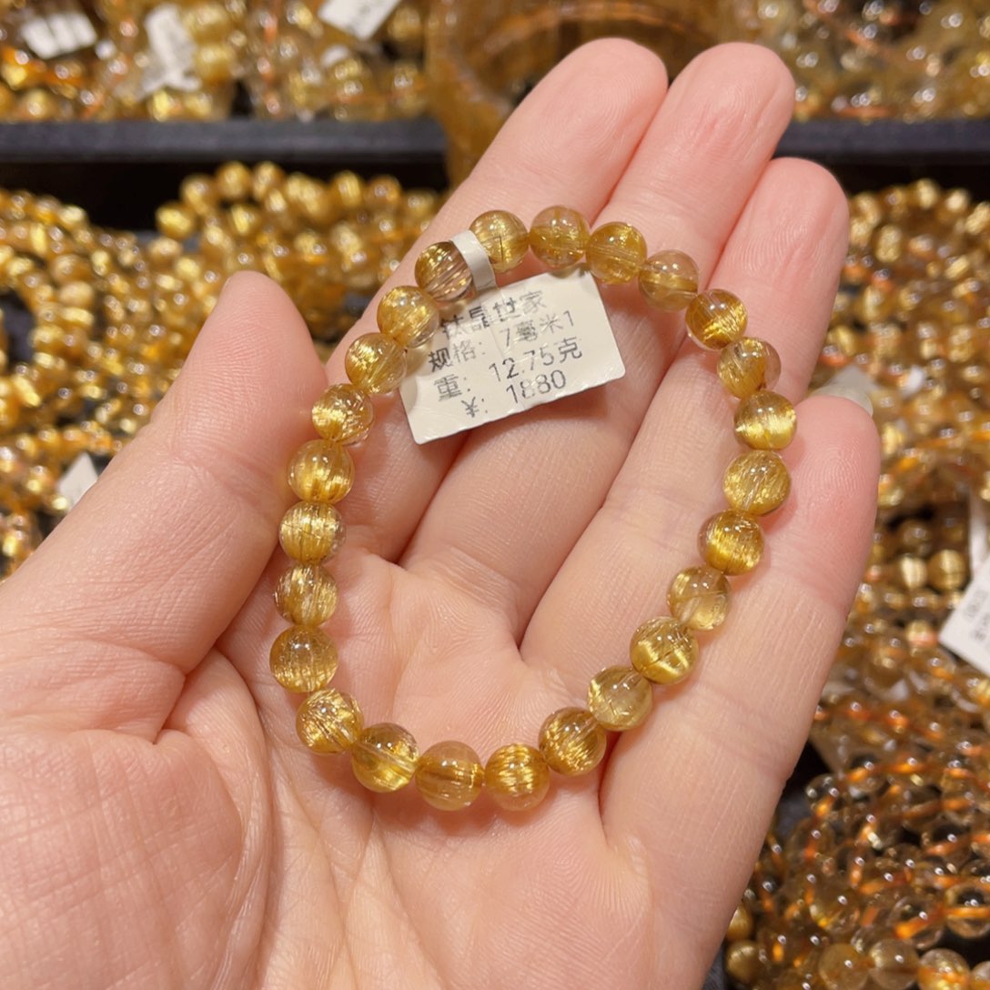 水晶手链未镶嵌静*宵天然水晶手链