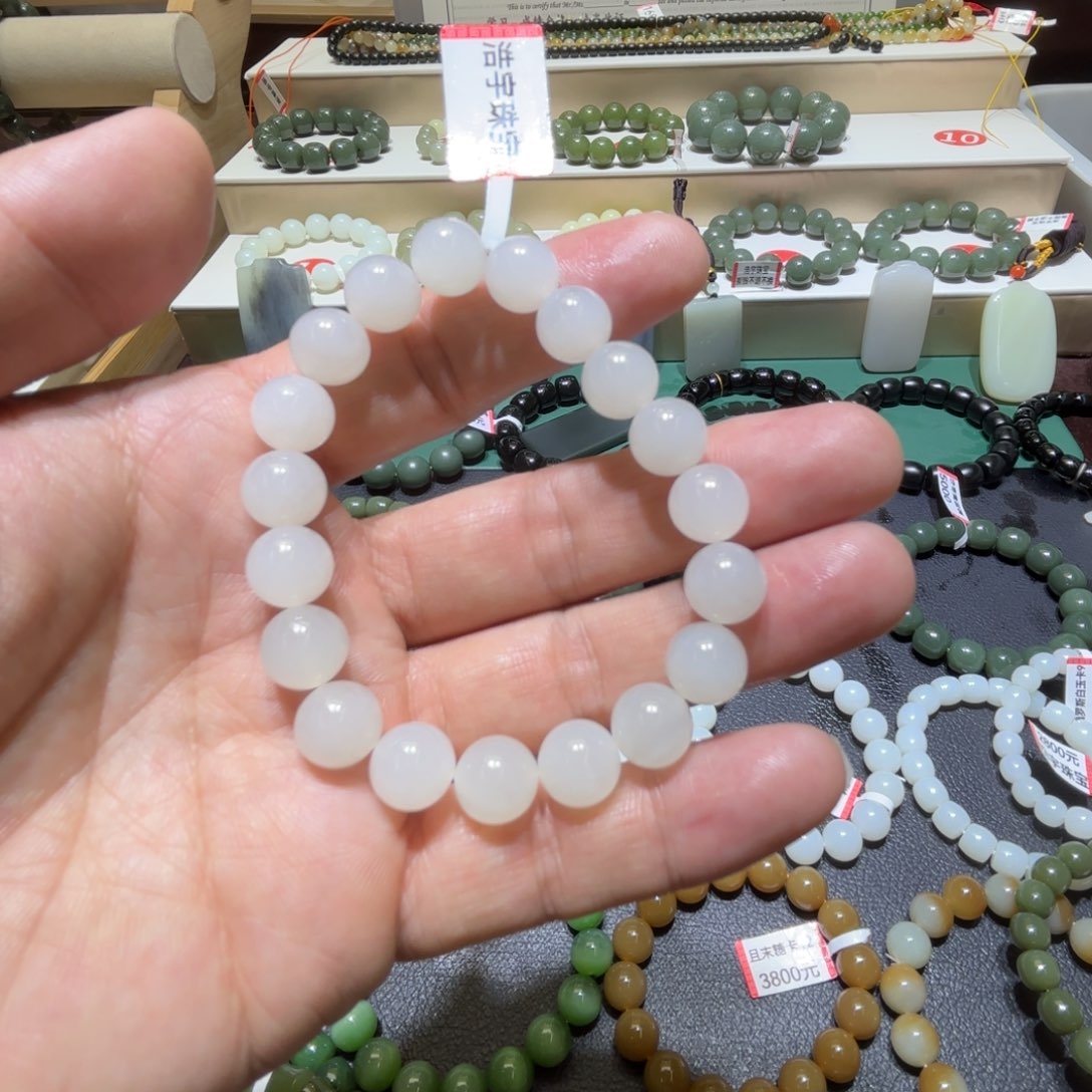 和田玉手链未镶嵌