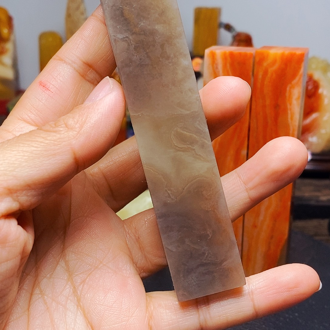 聆***慕印石寿山石印石章胚