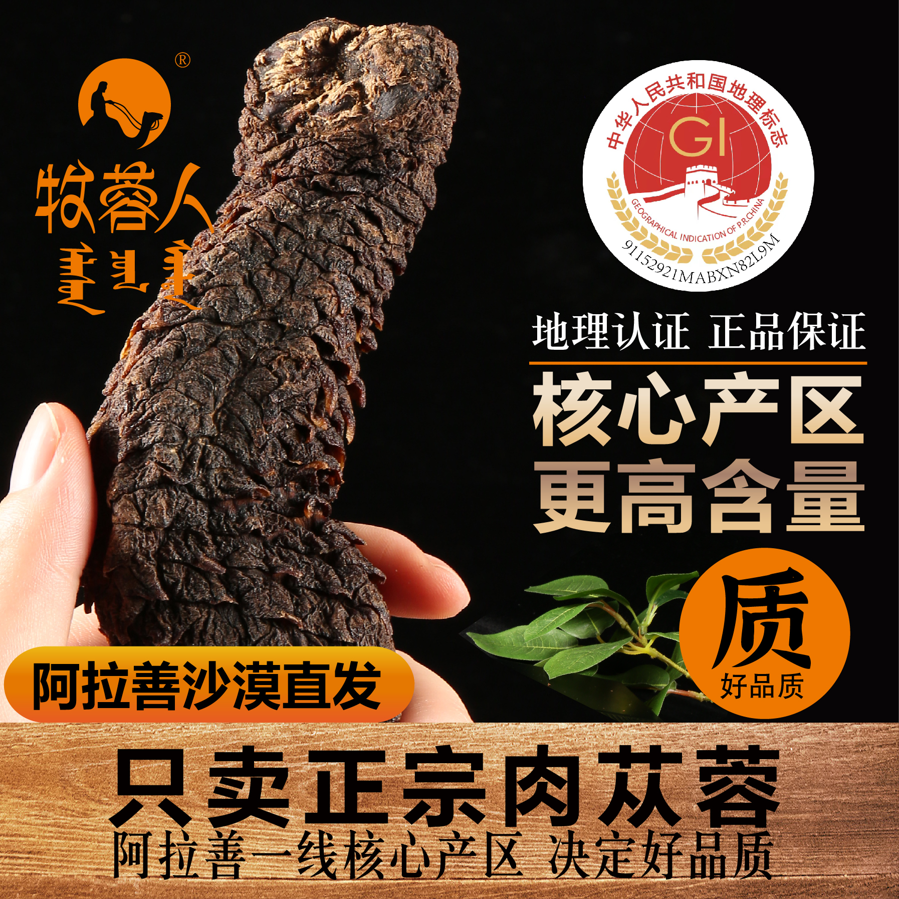 正宗阿拉善肉苁蓉中药材泡酒药材沙漠人参配山茱萸黄精沙苑子山药